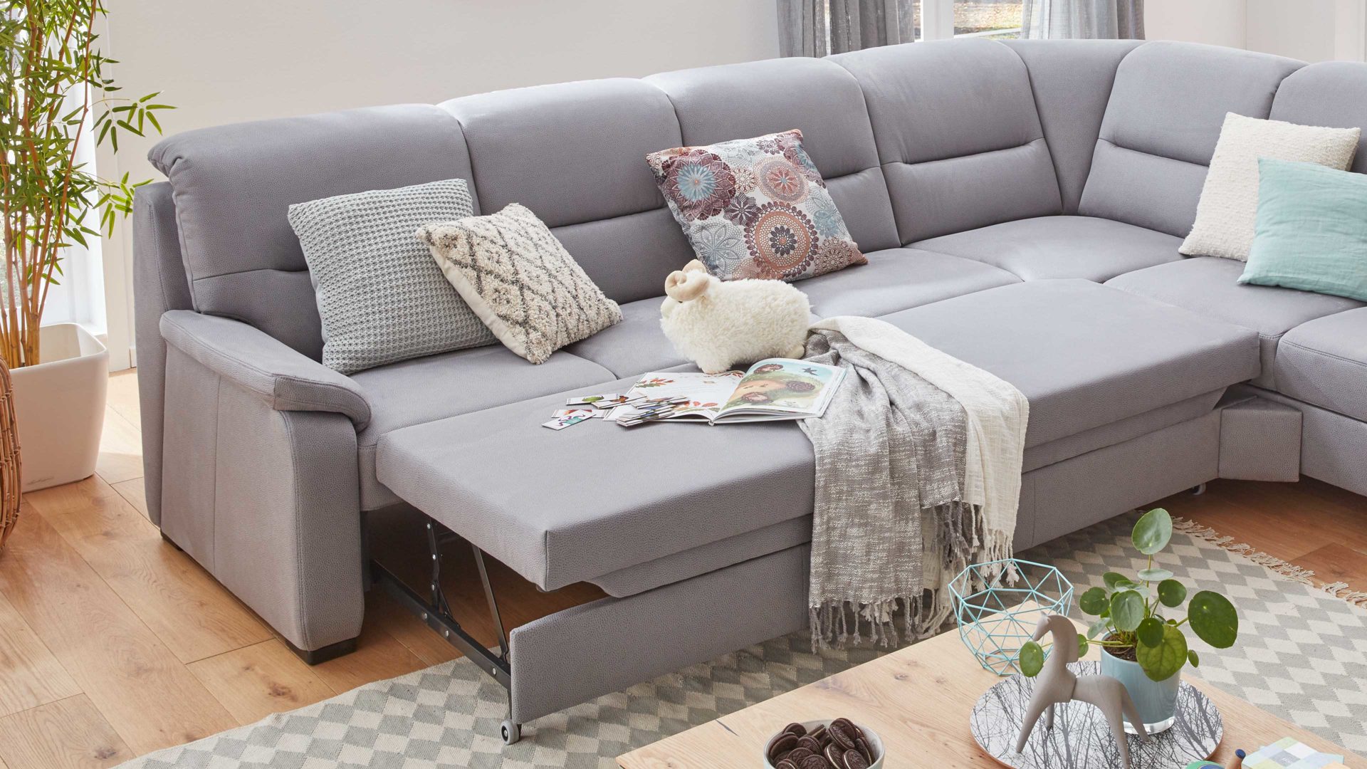Mc Clever Möbel, Möbel A-Z, Sofa + Couch, ALLE Sofa + Couch, Modulmaster,  Modulmaster MM-PP1009 - Schlaffunktion, Funktions-Mehrpreis